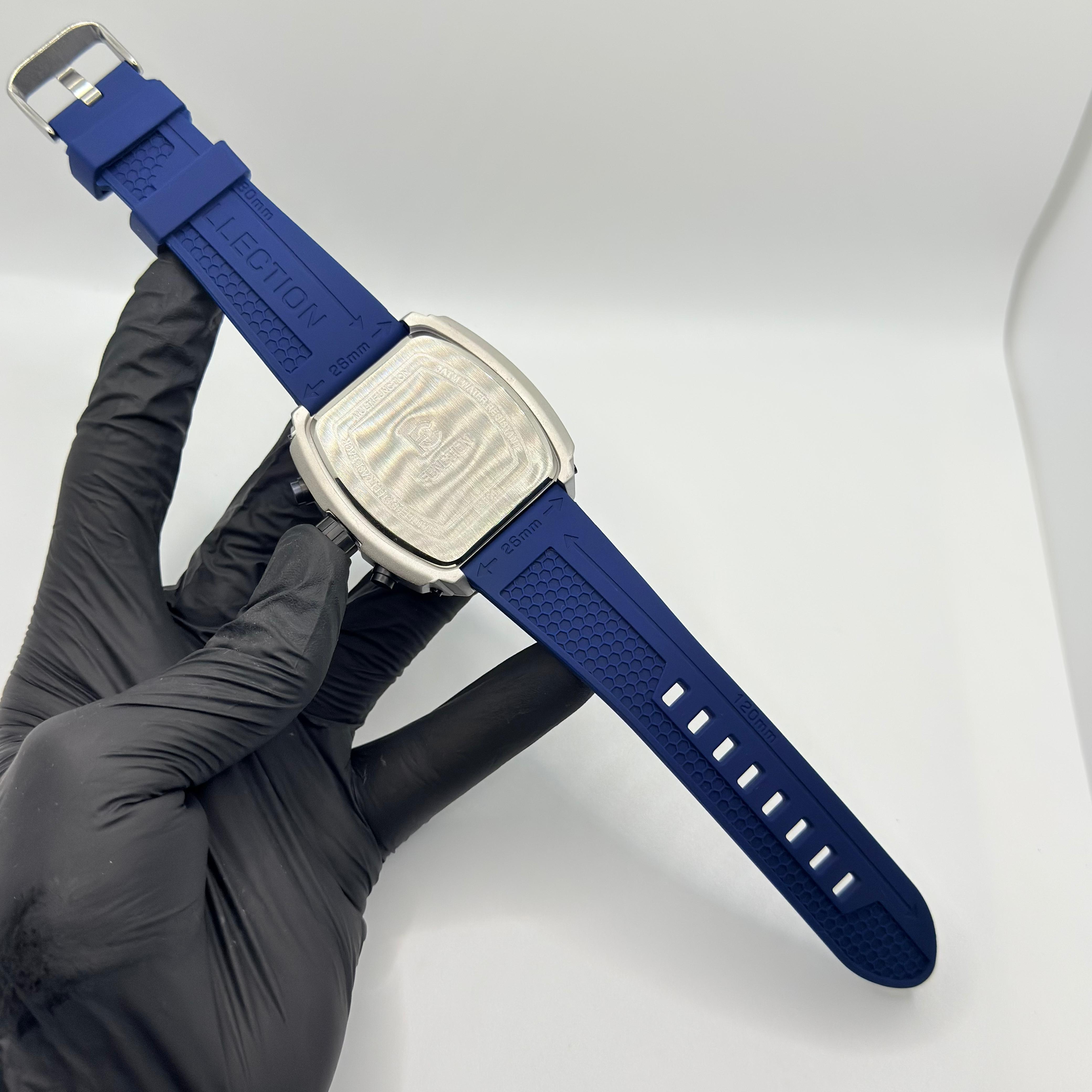 Ferrucci Stop watch blue strap  with 1 year warranty